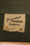 1960s-70s OG-107 utility shirt, Army paratrooper, patch first attached, used.