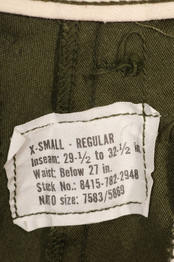 1974 X-S-R deadstock M65 field pants, never used.