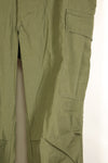 1967 Contract, Deadstock, L-R, 3rd Model Jungle Fatigue Pants, Good Condition, NOS