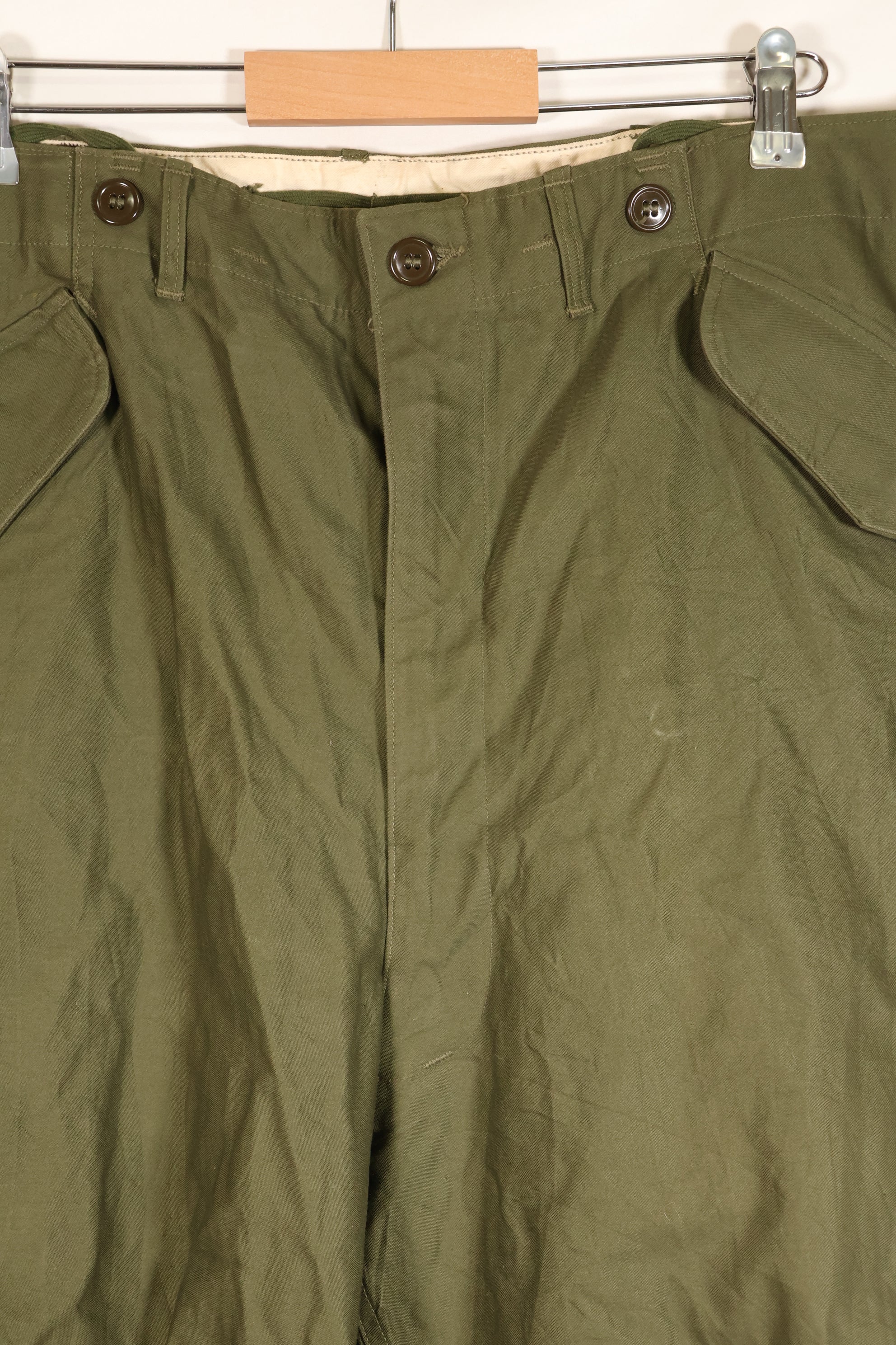 1951 Contract, L-R, U.S. Military, M51 Field Pants, Cargo Pants, Good Condition, Used