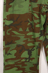 1960's Poplin ARVN leaf camouflage pants, size large, light fabric, rare, used.