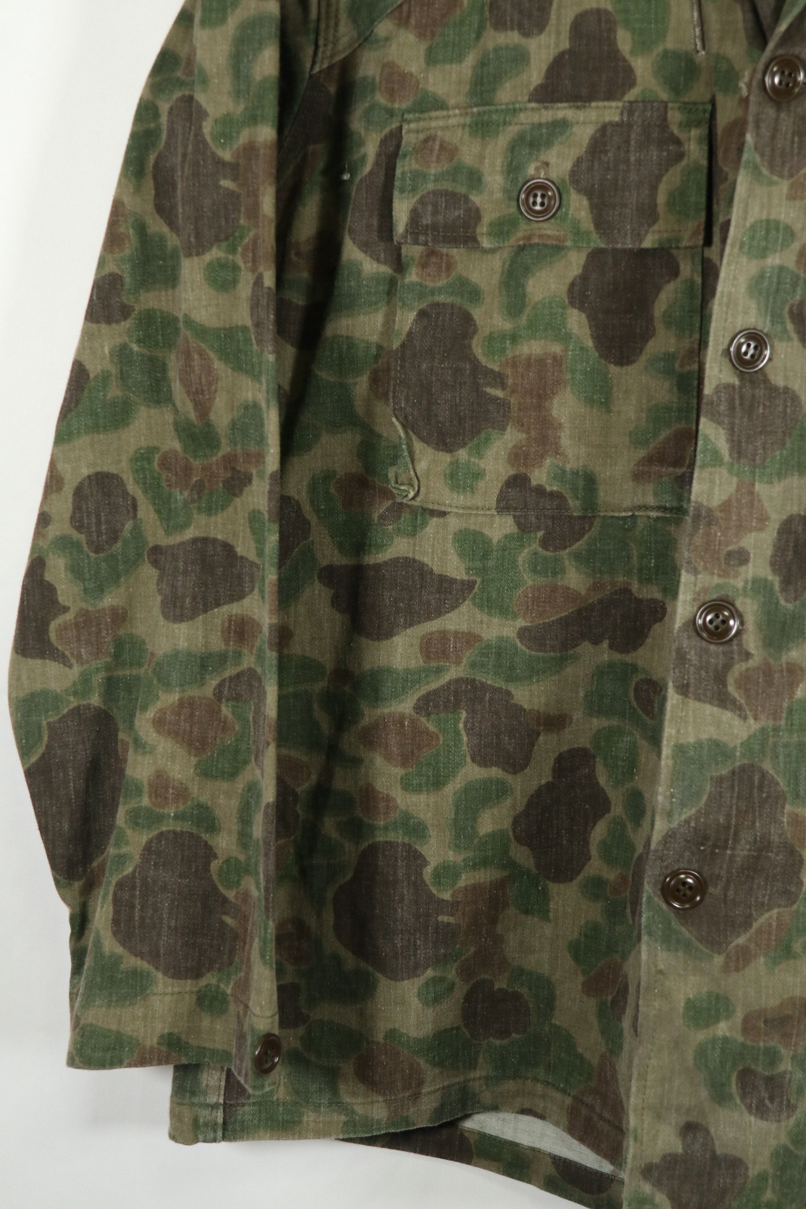 Civilian Duck Hunter Camouflage Hunting Jacket Local Made Frogskin Camouflage Used