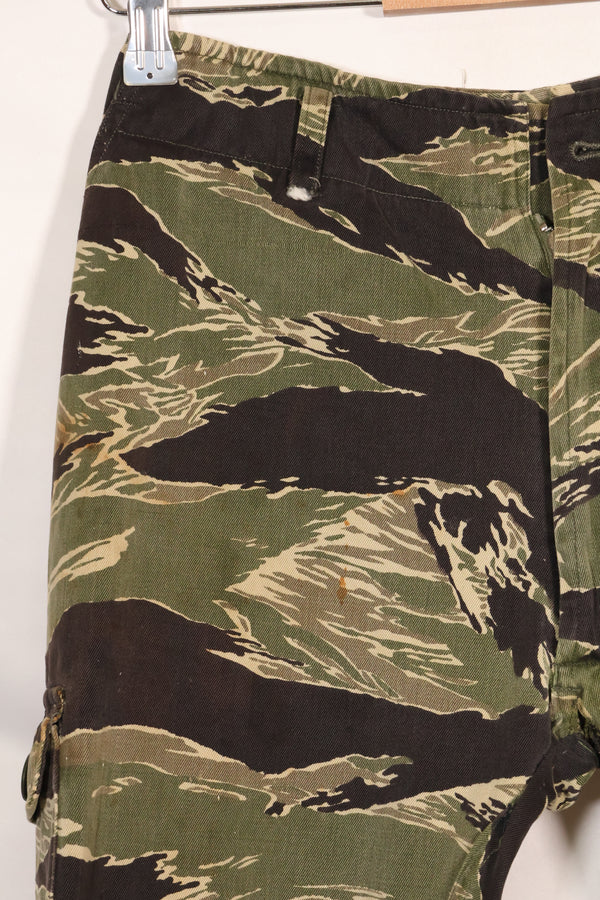 Mid-1960s Okinawa Tiger Pattern US Cut Modified Tiger Stripe Pants Used