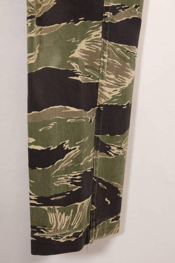 Mid-1960s Okinawa Tiger Pattern US Cut Modified Tiger Stripe Pants Used