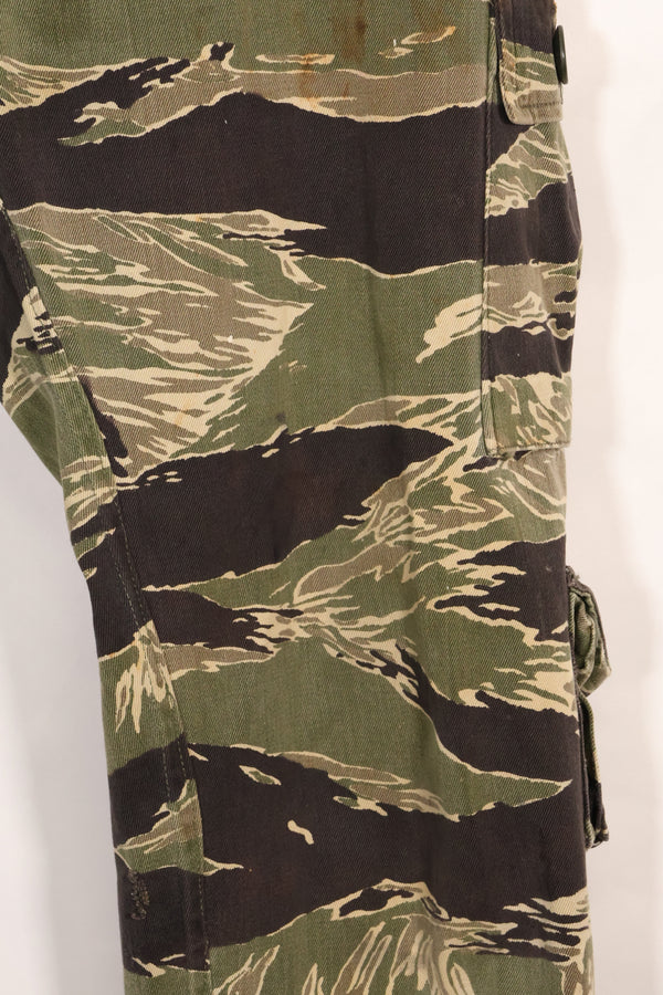 Mid-1960s Okinawa Tiger Pattern US Cut Modified Tiger Stripe Pants Used