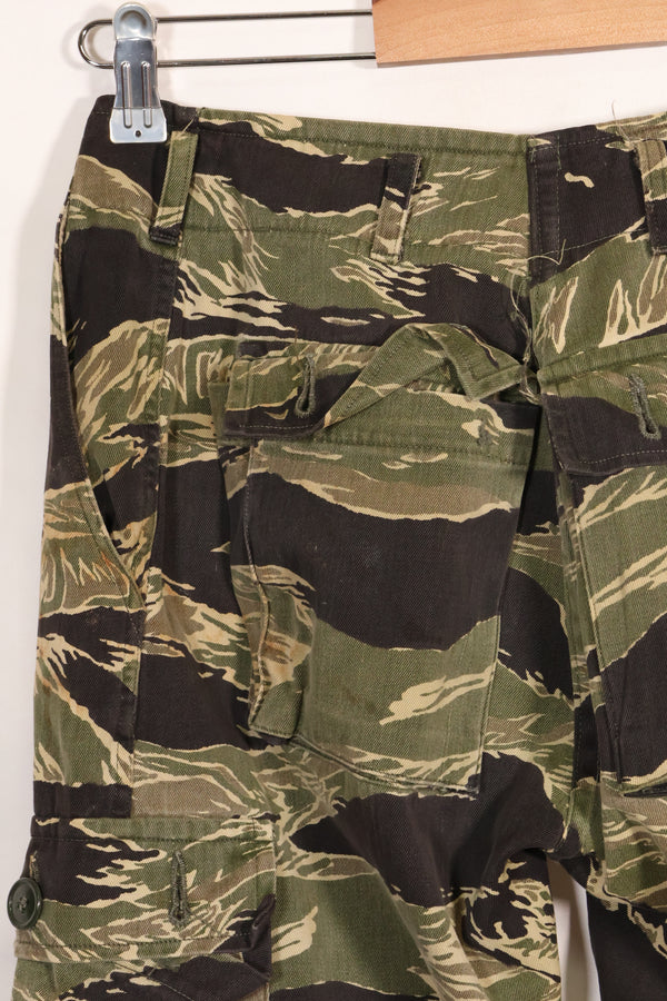 Mid-1960s Okinawa Tiger Pattern US Cut Modified Tiger Stripe Pants Used