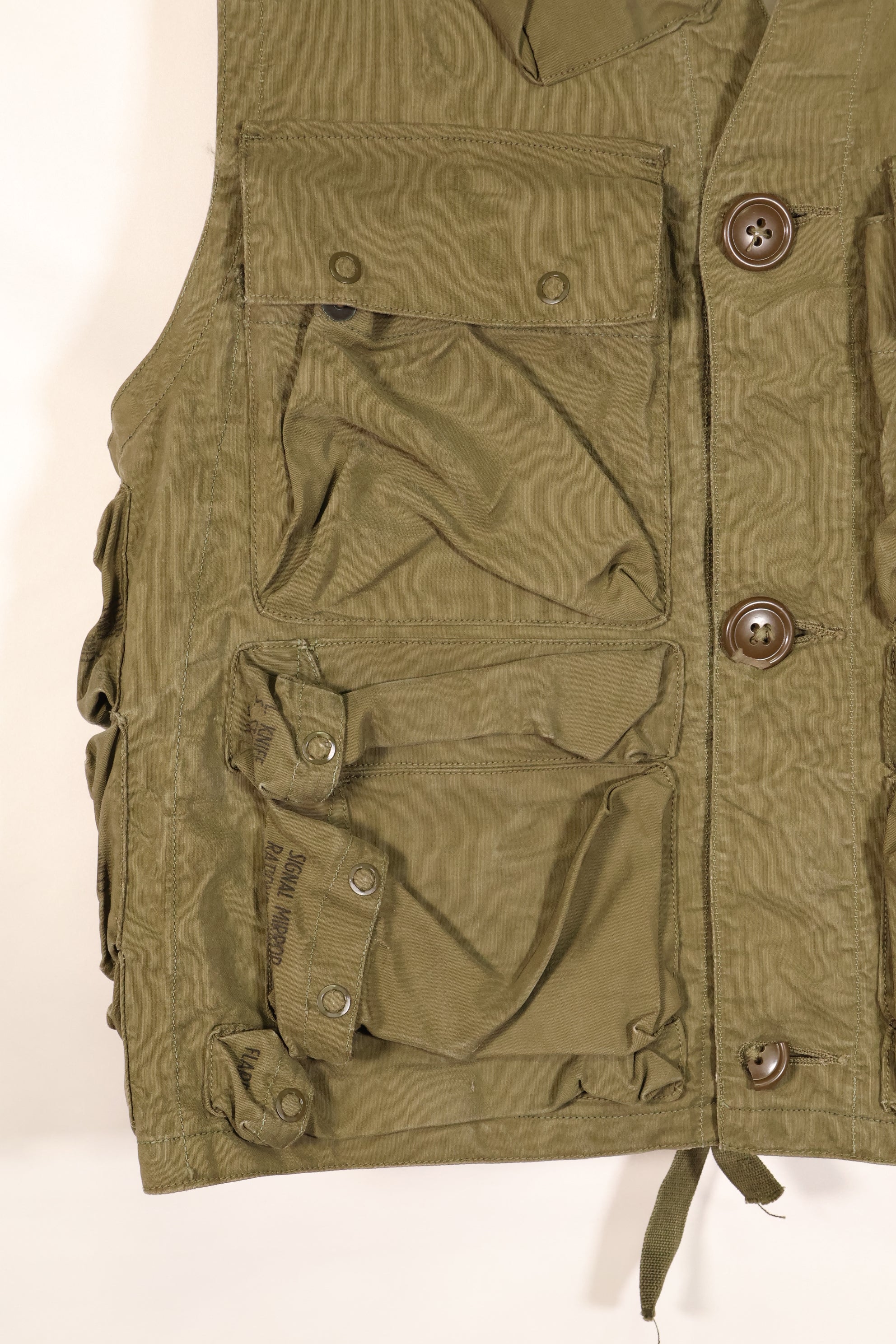 1940年代　アメリカ陸軍航空隊　USAAF　C-1　サバイバルベスト　フリーサイズ　中古品