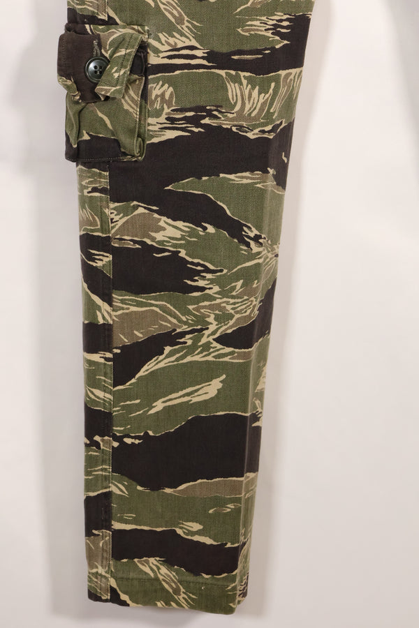 Mid-1960s Okinawa Tiger Pattern US Cut Modified Tiger Stripe Pants Used