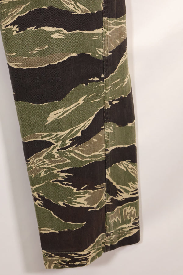Mid-1960s Okinawa Tiger Pattern US Cut Modified Tiger Stripe Pants Used