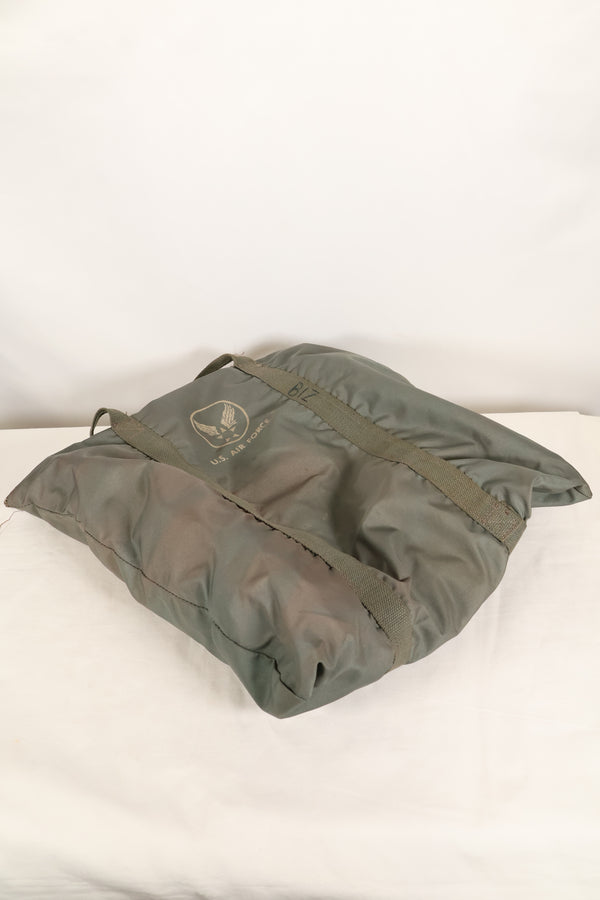1950's U.S. Air Force early model helmet bag, zipper in operation, beautiful, used.