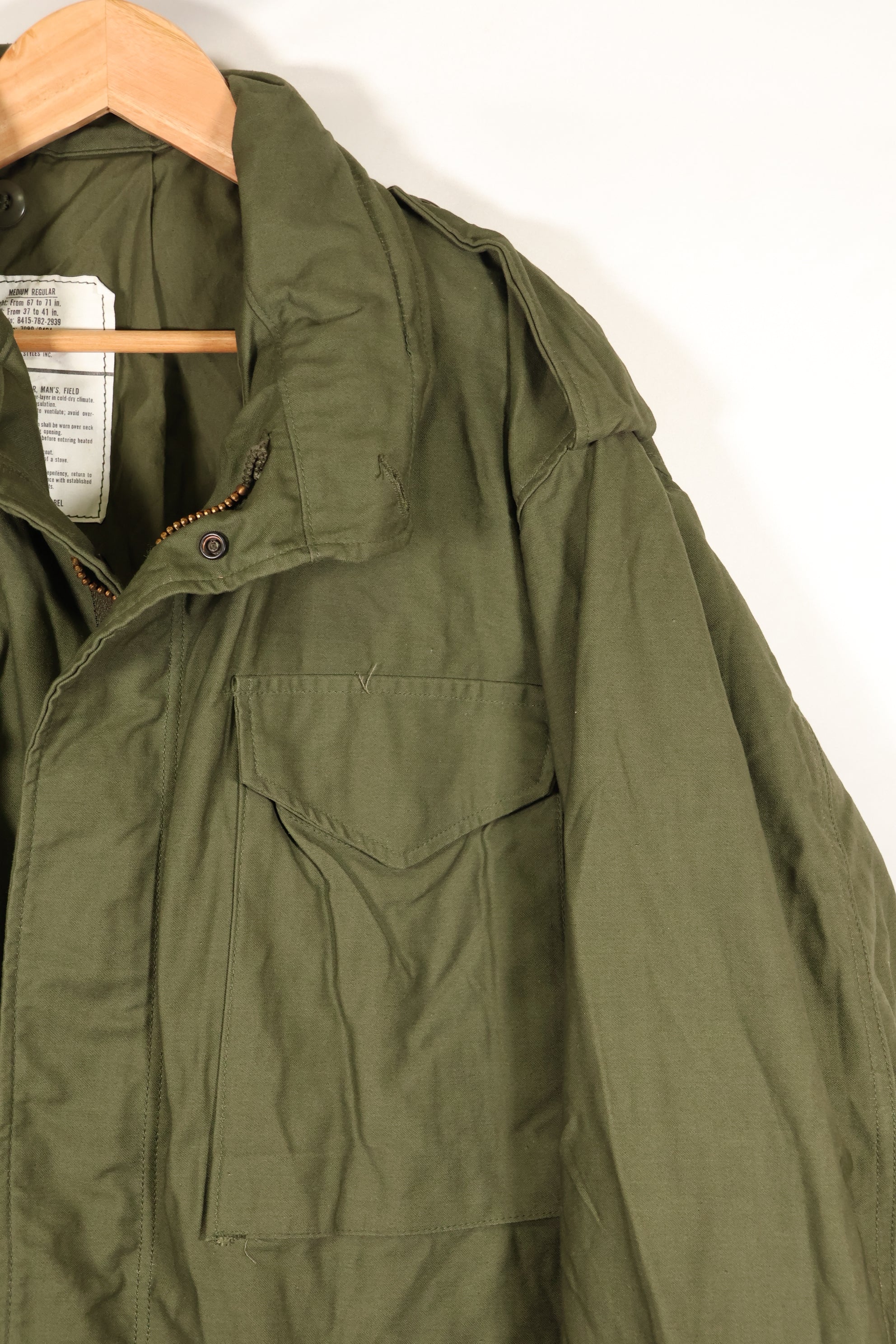 1974 Contract M-R 3rd Model M65 Field Jacket, almost unused