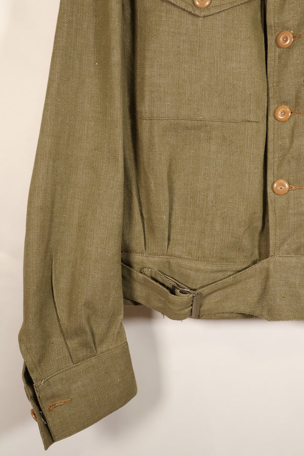 1950年代　サイズ No.7　イギリス軍　陸軍　バトルドレス　コットンデニムジャケット　短ジャケット　中古品
