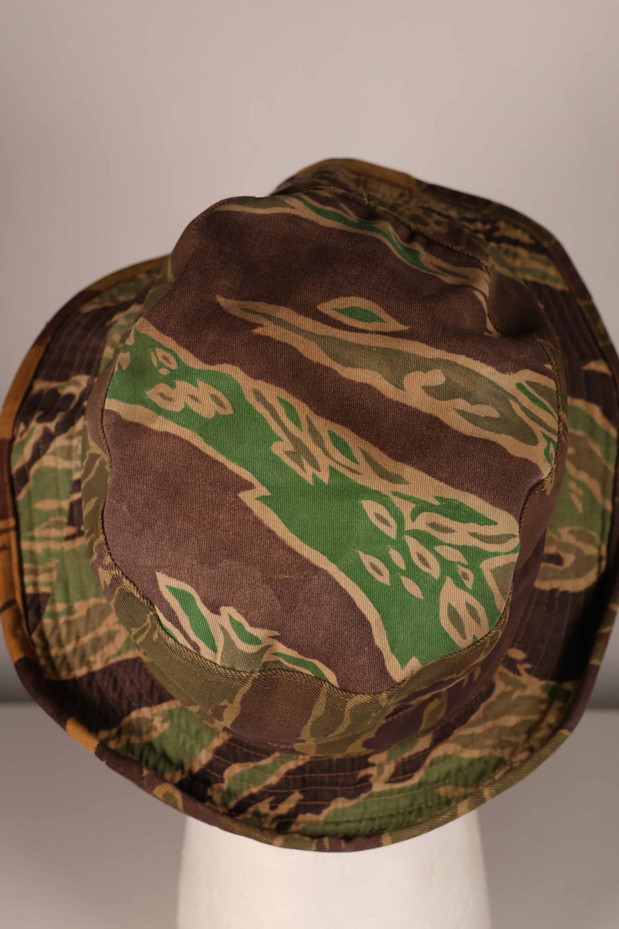 Real Tiger Stripe Locally Made Booney Hat Multiple Fabrics Rare