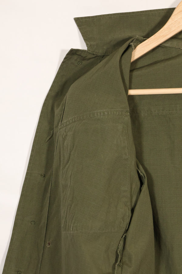 1969 Contract X-S-R 4th Model Jungle Fatigue Jacket 173rd Airborne Brigade, patch available, used.