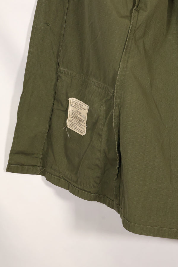 1969 Contract X-S-R 4th Model Jungle Fatigue Jacket 173rd Airborne Brigade, patch available, used.