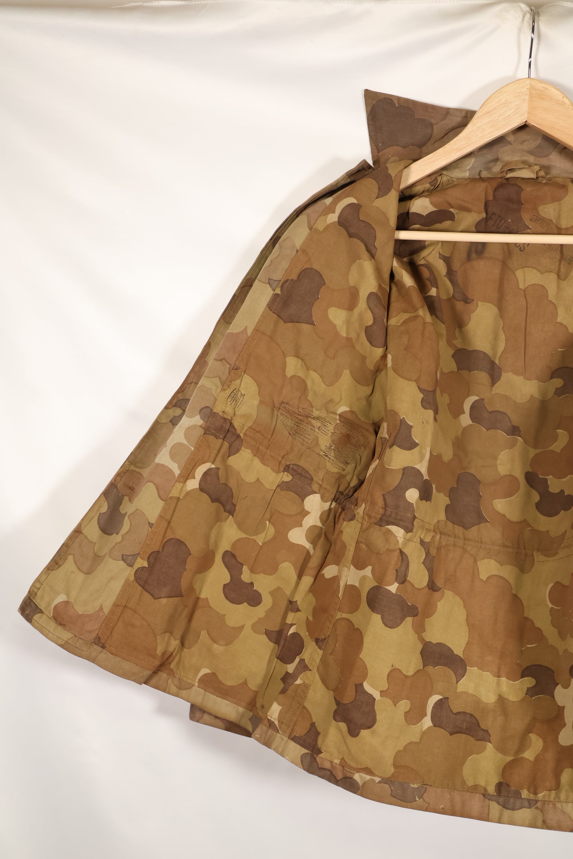 1960年代　ARVN　野戦憲兵　ミッチェル迷彩　フィールドジャケット　中古品  A