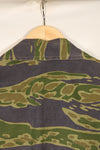 Authentic Fabric, Postwar Sewn, South Vietnamese Marine Corps (VNMC), 5th Pattern, Tiger Stripe Shirt, Used