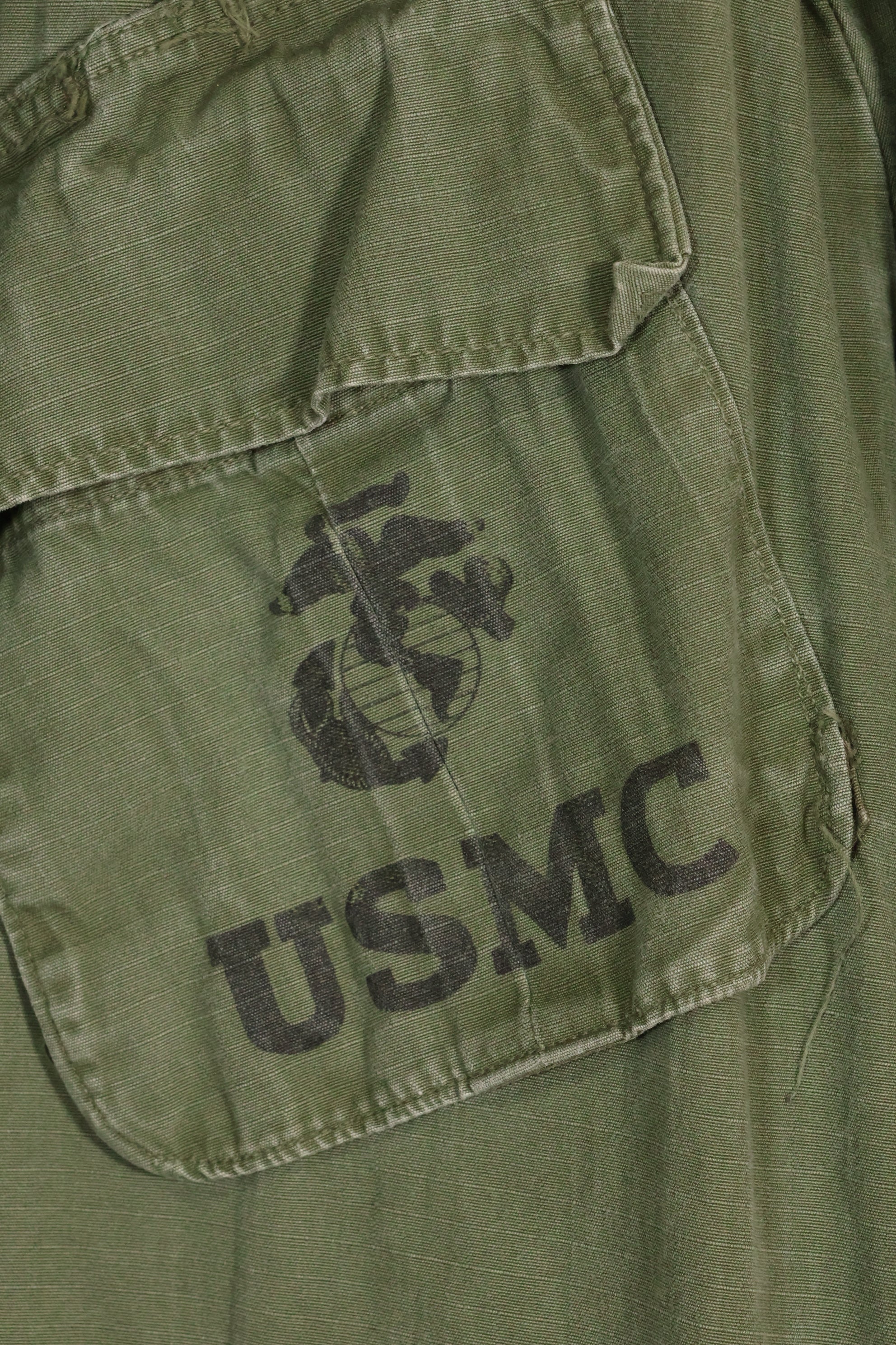 Real L-L 1969 USMC 4th Model Jungle Fatigue Jacket Used