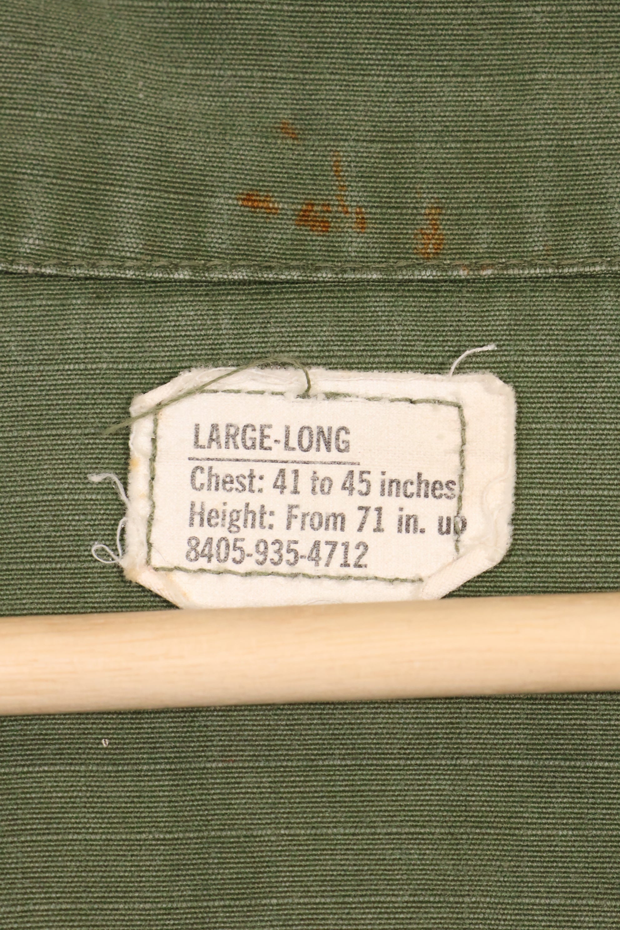 Real L-L 1969 USMC 4th Model Jungle Fatigue Jacket Used