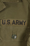 Estimated late 1960s; Made in Japan; Taylor brand; OG-107 Utility Shirt; Yokota Air Base; Used