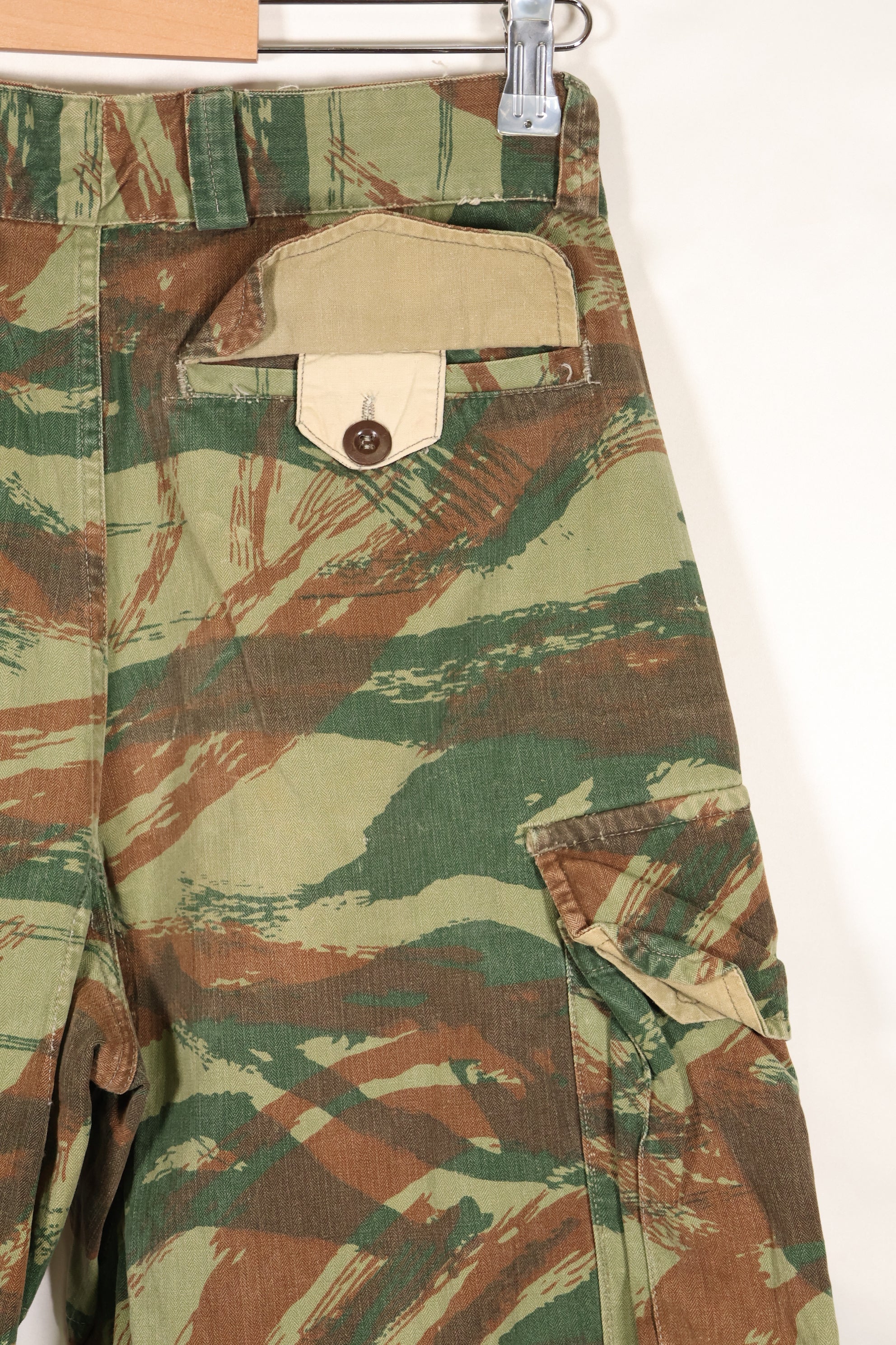 1960s French Army Lizard Camouflage Pants TAP 47/56 Pattern Used