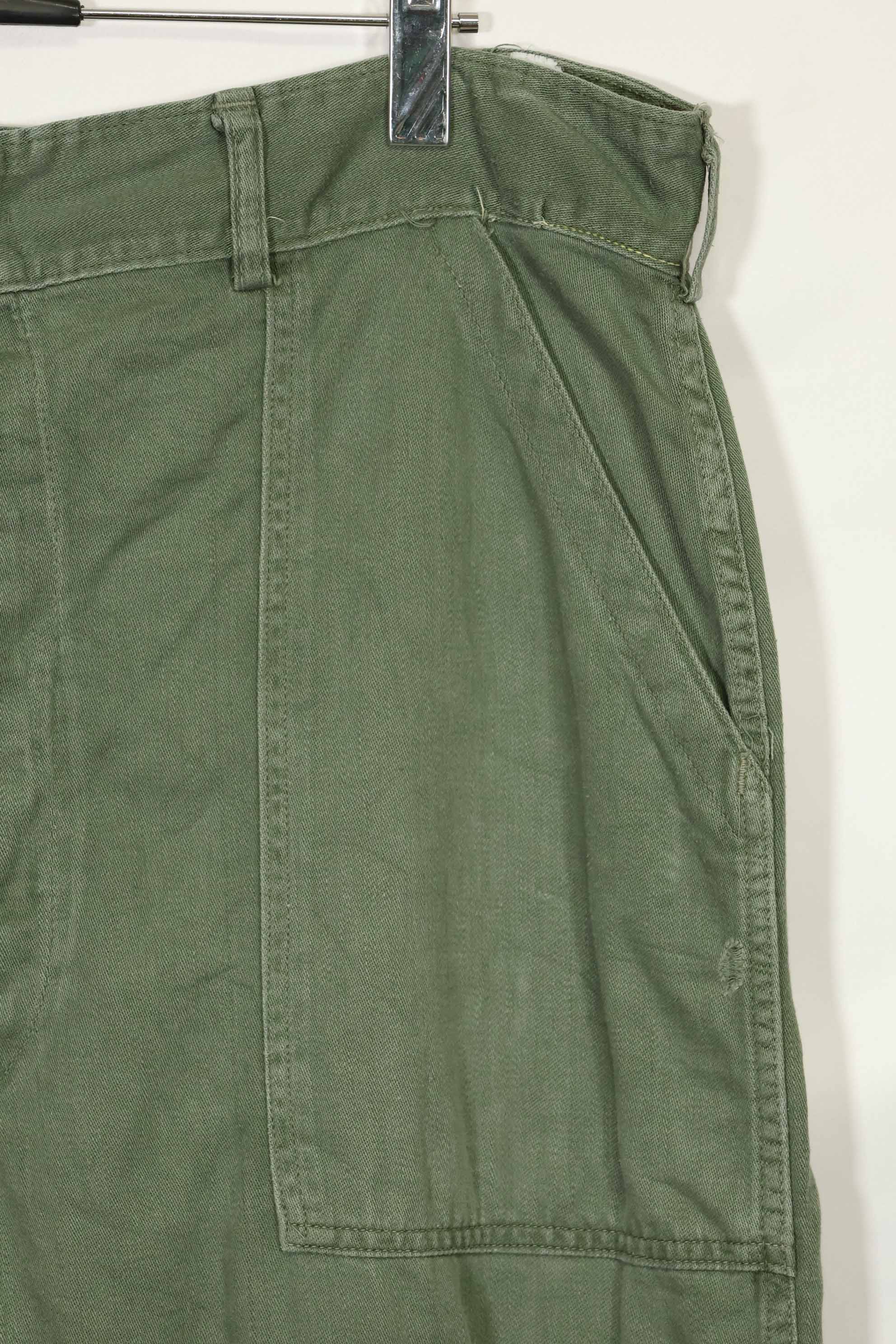 Early 1960s OG-107 Utility Uniform Baker Pants Modified 82nd Airborne Division E