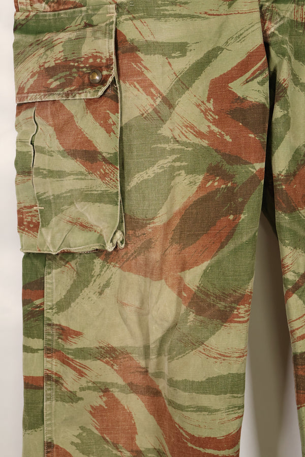 1960s French Army Lizard Camouflage Pants TAP 47/56 Pattern Used C