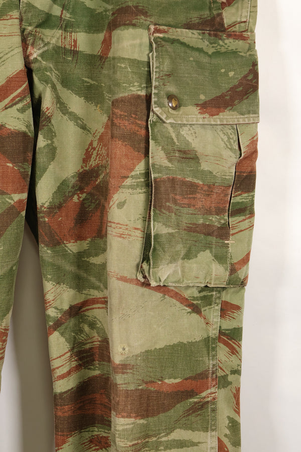 1960s French Army Lizard Camouflage Pants TAP 47/56 Pattern Used C