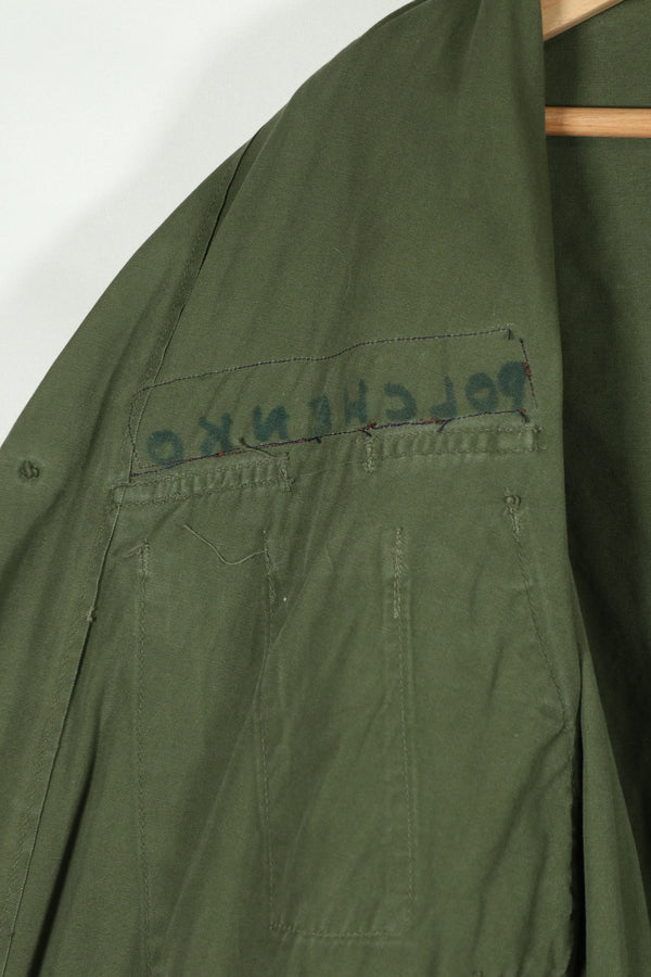 Real 2nd Model Jungle Fatigue Jacket SMALL-REGULAR with USAF patch, retrofitted.