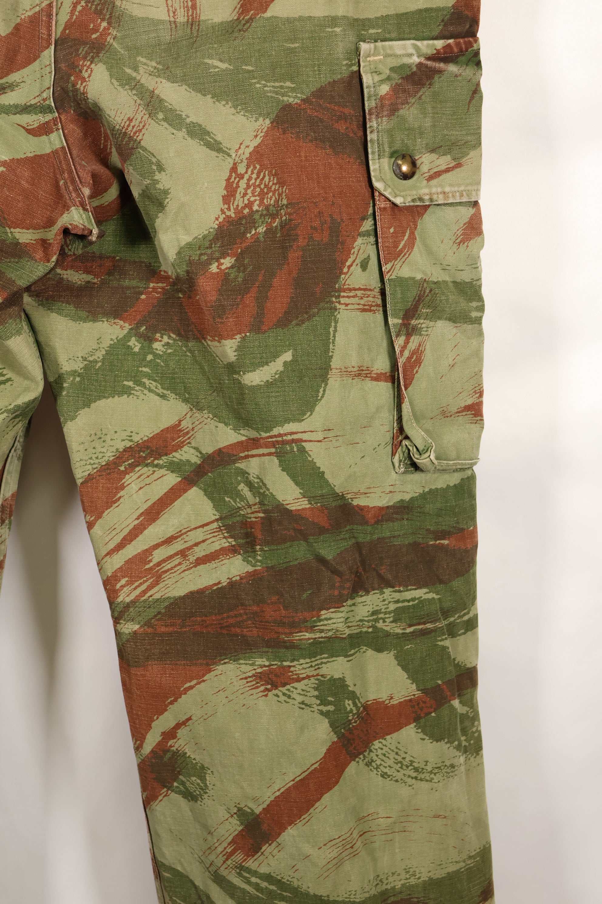 1960s French Army Lizard Camouflage Pants TAP 47/56 Pattern Used C