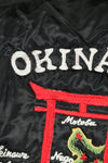 Recent Okinawa made souvenir Jacket directly embroidered MA-1 B