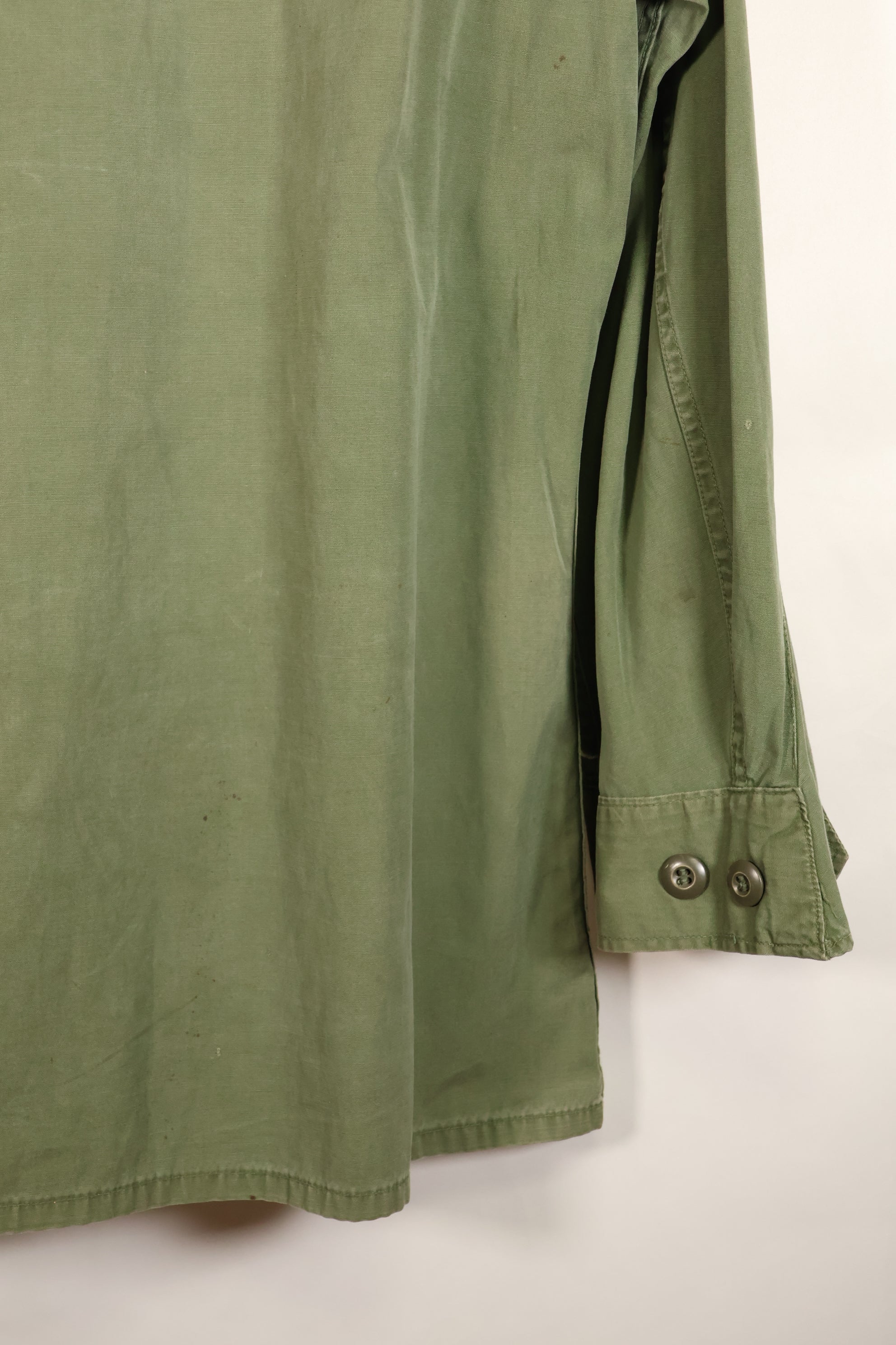 Estimated Contract Year: 1966–67 | S-R | 3rd Model Jungle Fatigue Jacket | Green Beret | Used