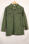 1967 Contract US Navy OG-107 Utility Shirt Engineering Corps SEABEES Identical Owner A