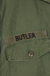 1967 Contract US Navy OG-107 Utility Shirt Engineering Corps SEABEES Identical Owner A