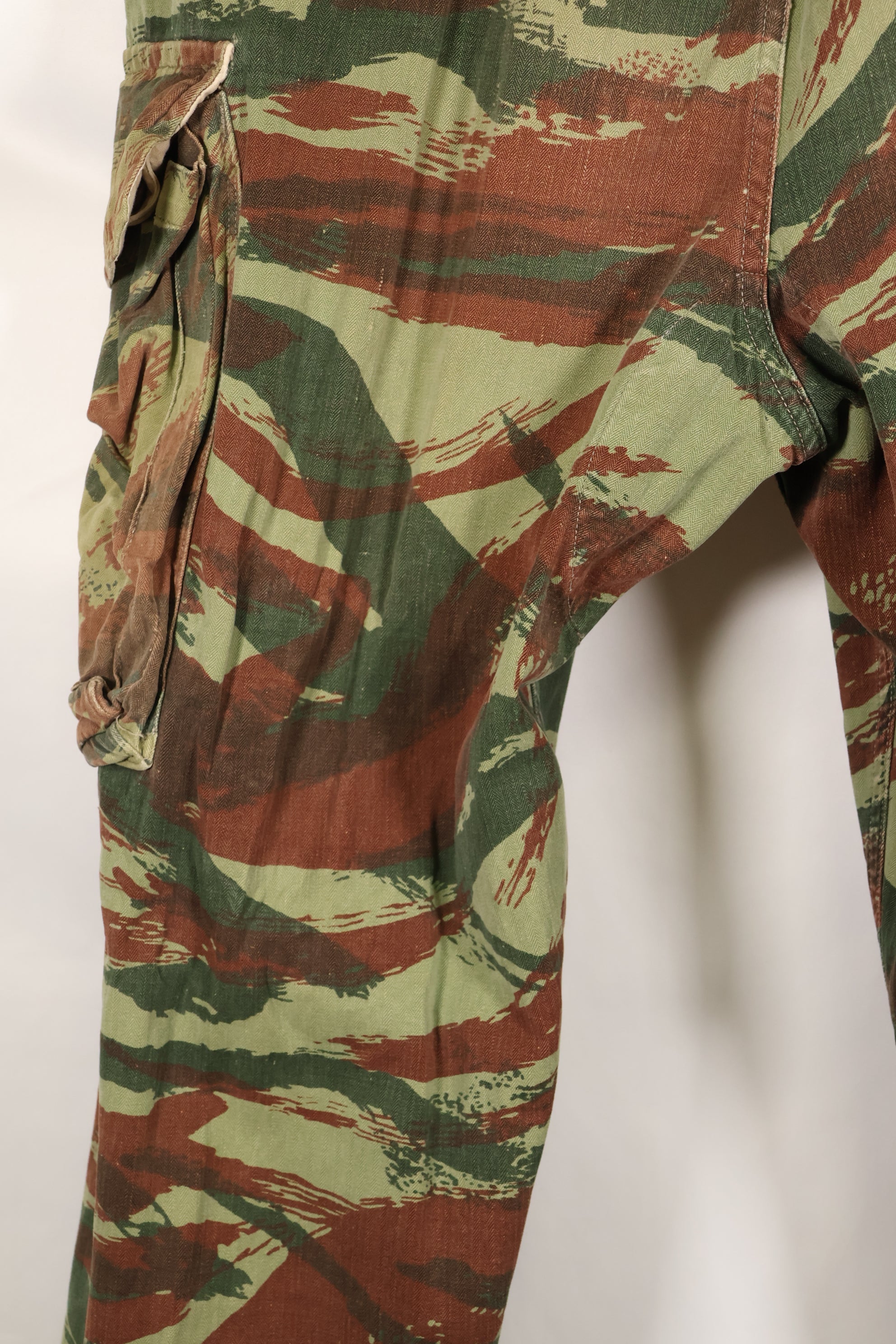 1960s French Army Lizard Camouflage Pants TAP 47/56 Pattern Used D