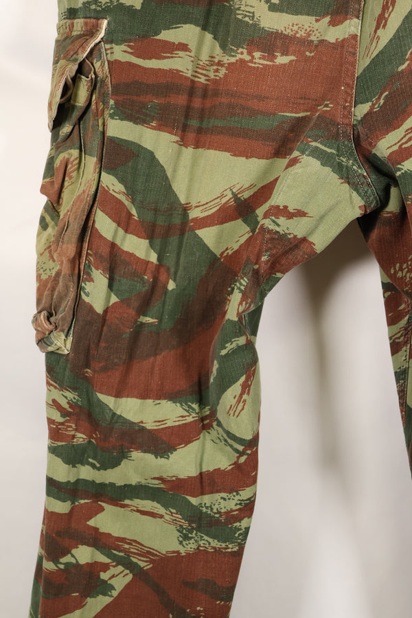 1960s French Army Lizard Camouflage Pants TAP 47/56 Pattern Used D
