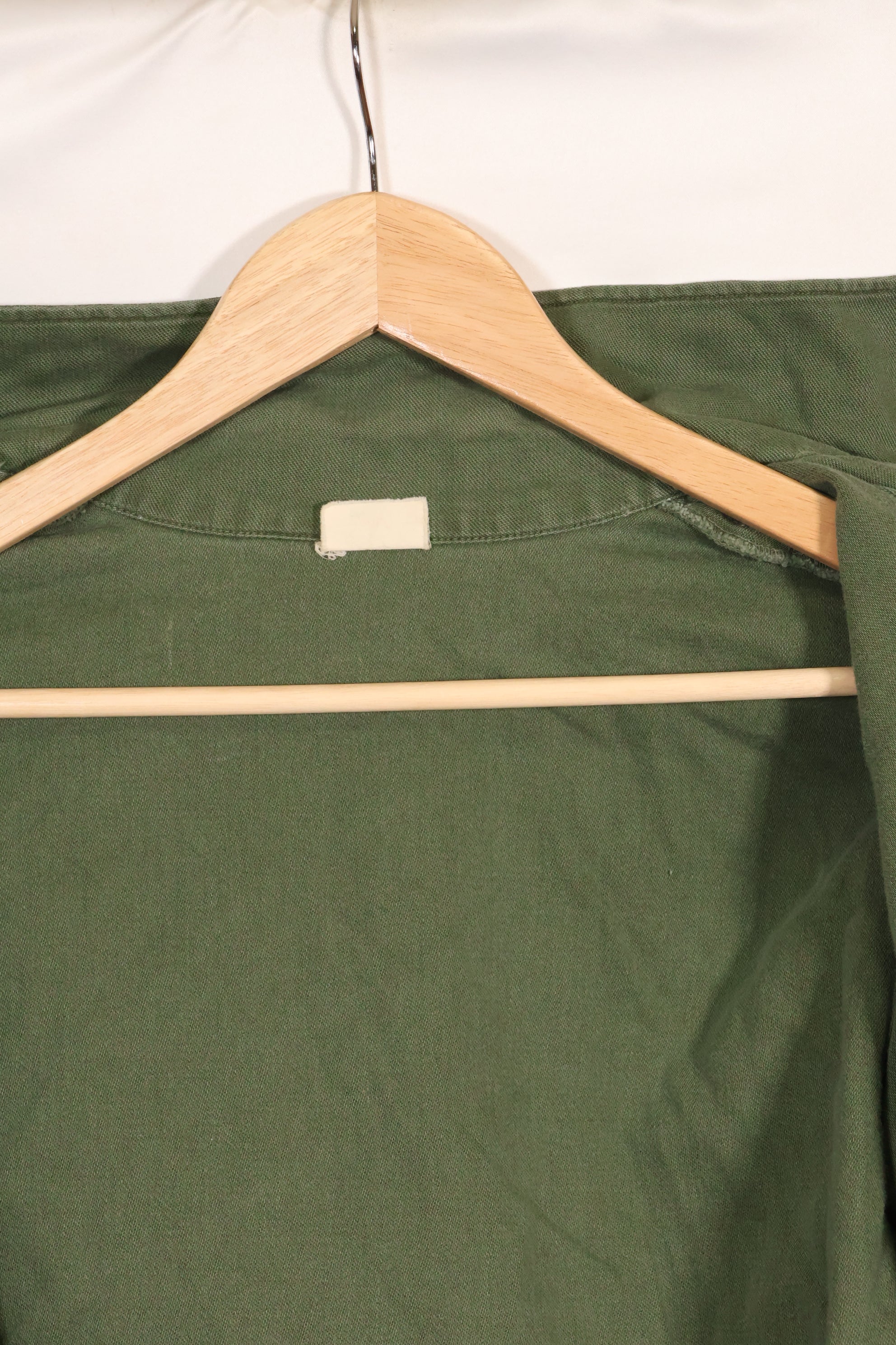 1967 Contract US Navy OG-107 Utility Shirt Engineering Corps SEABEES Identical Owner A