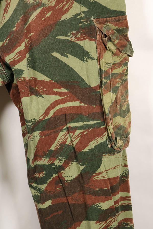 1960s French Army Lizard Camouflage Pants TAP 47/56 Pattern Used D