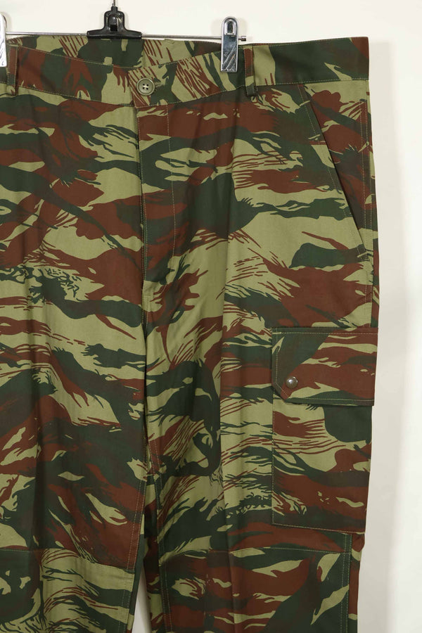 1980's French Army Lizard Camouflage Field Pants, unused.