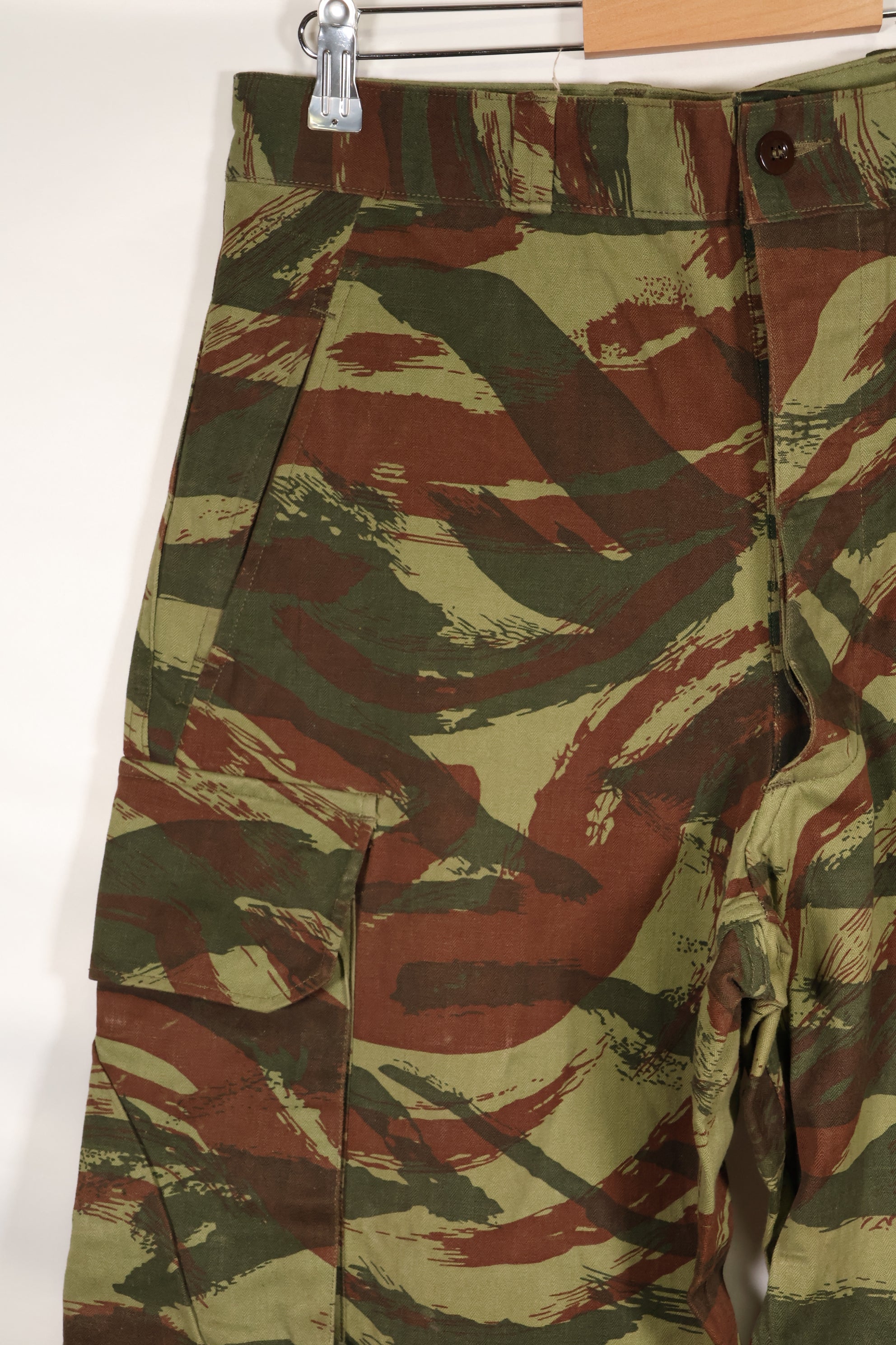 1960s French Army Lizard Camouflage Pants TAP 47/56 Pattern Used E
