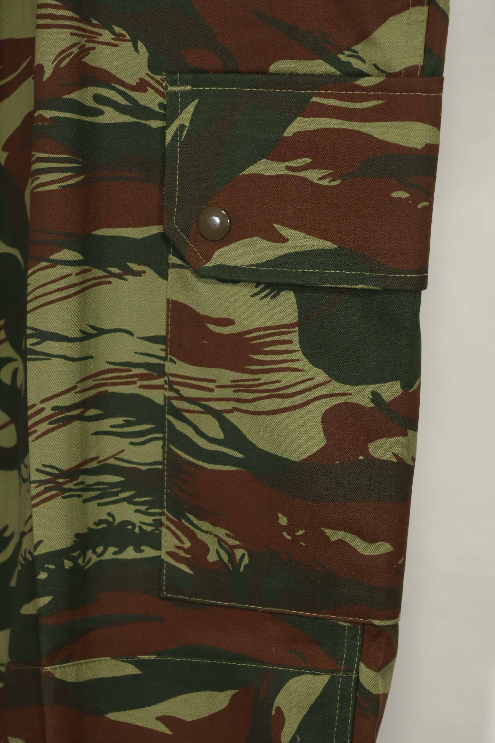 1980's French Army Lizard Camouflage Field Pants, unused.