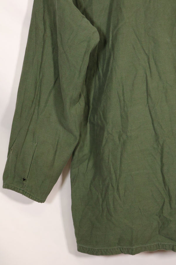 1967 Contract US Navy OG-107 Utility Shirt Engineering Corps SEABEES Identical Owner A