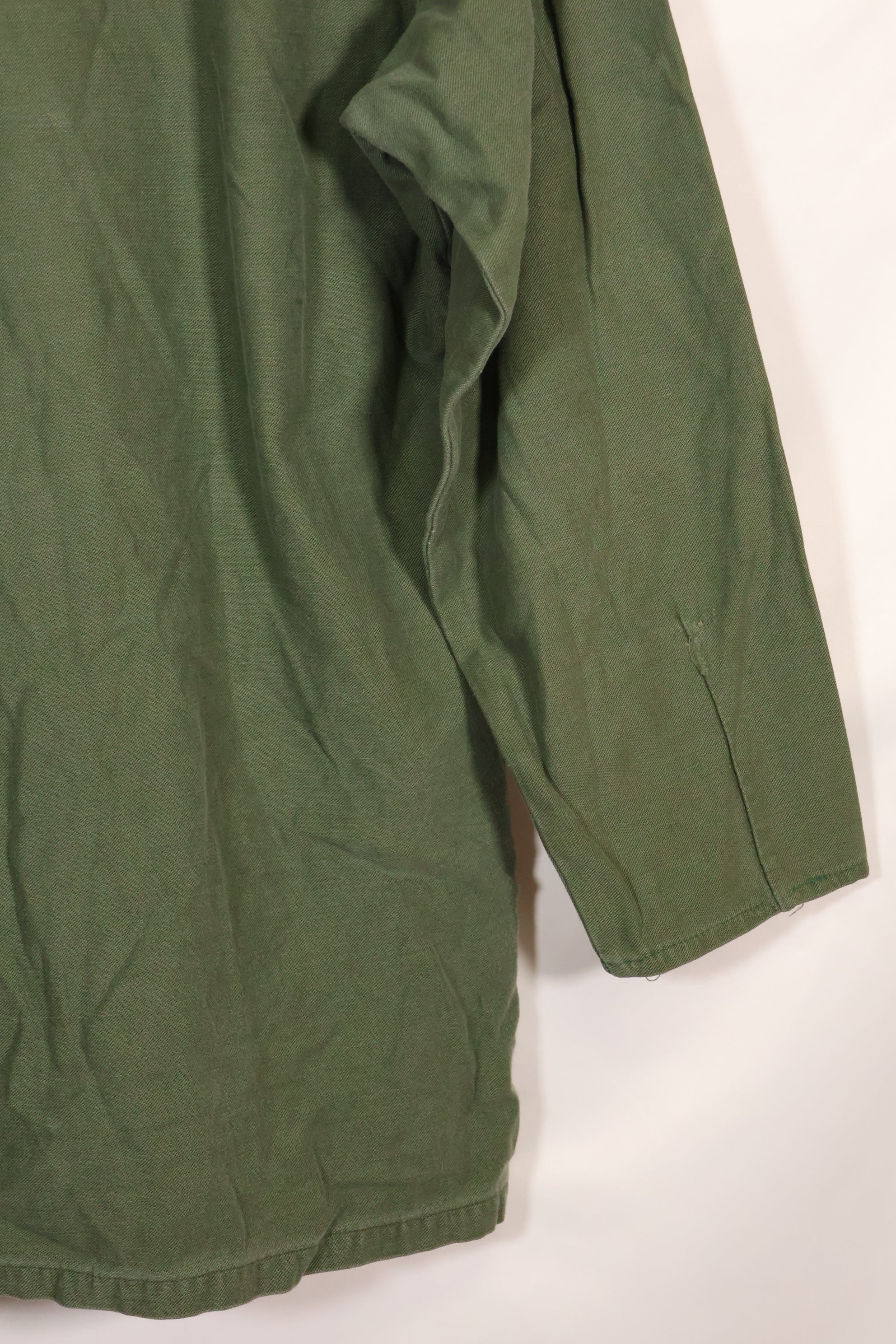 1967 Contract US Navy OG-107 Utility Shirt Engineering Corps SEABEES Identical Owner A