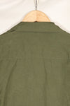 1969 Contract M-R Non Rip 3rd Model Jungle Fatigue Jacket, used, with tape.