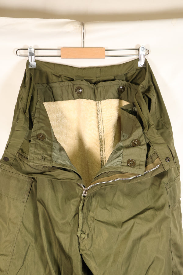 Early 1950s, M-R, M-1951, Arctic Shell Pants, Overpants, with Liner, Used