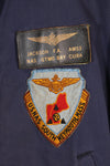 1968 Contract US Navy Anti-Submarine Patrol Mechanic Deck Jacket with locally made patches, used.
