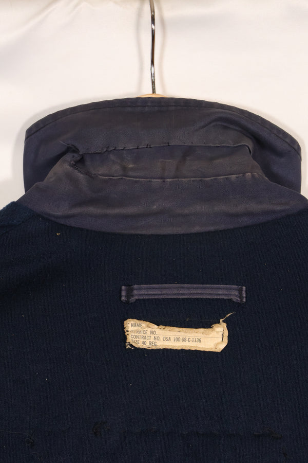 1968 Contract US Navy Anti-Submarine Patrol Mechanic Deck Jacket with locally made patches, used.