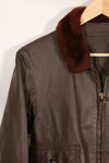 1950s-60s lot US Navy G-1 flight jacket without contract label, used.