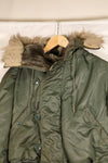 Late 1980s, MEDIUM, Civilian Use, Made by Alpha Industries, N2-B Flight Jacket, Used