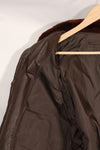 1950s-60s lot US Navy G-1 flight jacket without contract label, used.